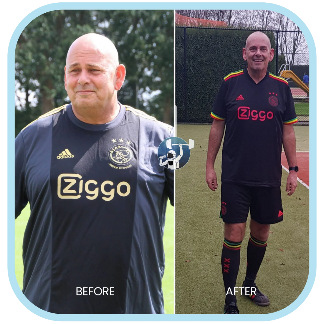 Success story: the crazy story of Fred, who has now lost 50 kilos.